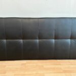 Capçal dormitori matrimoni cuir negre